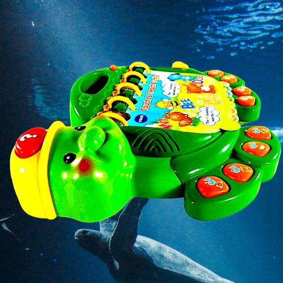 Vtech Touch and Teach Turtle Learning Phonics Numbers Reading Story Book - Picture 5 of 10